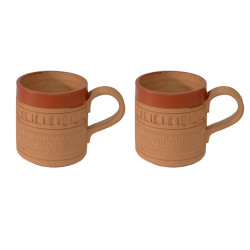 Terracotta Coffee Mug Set of 2
